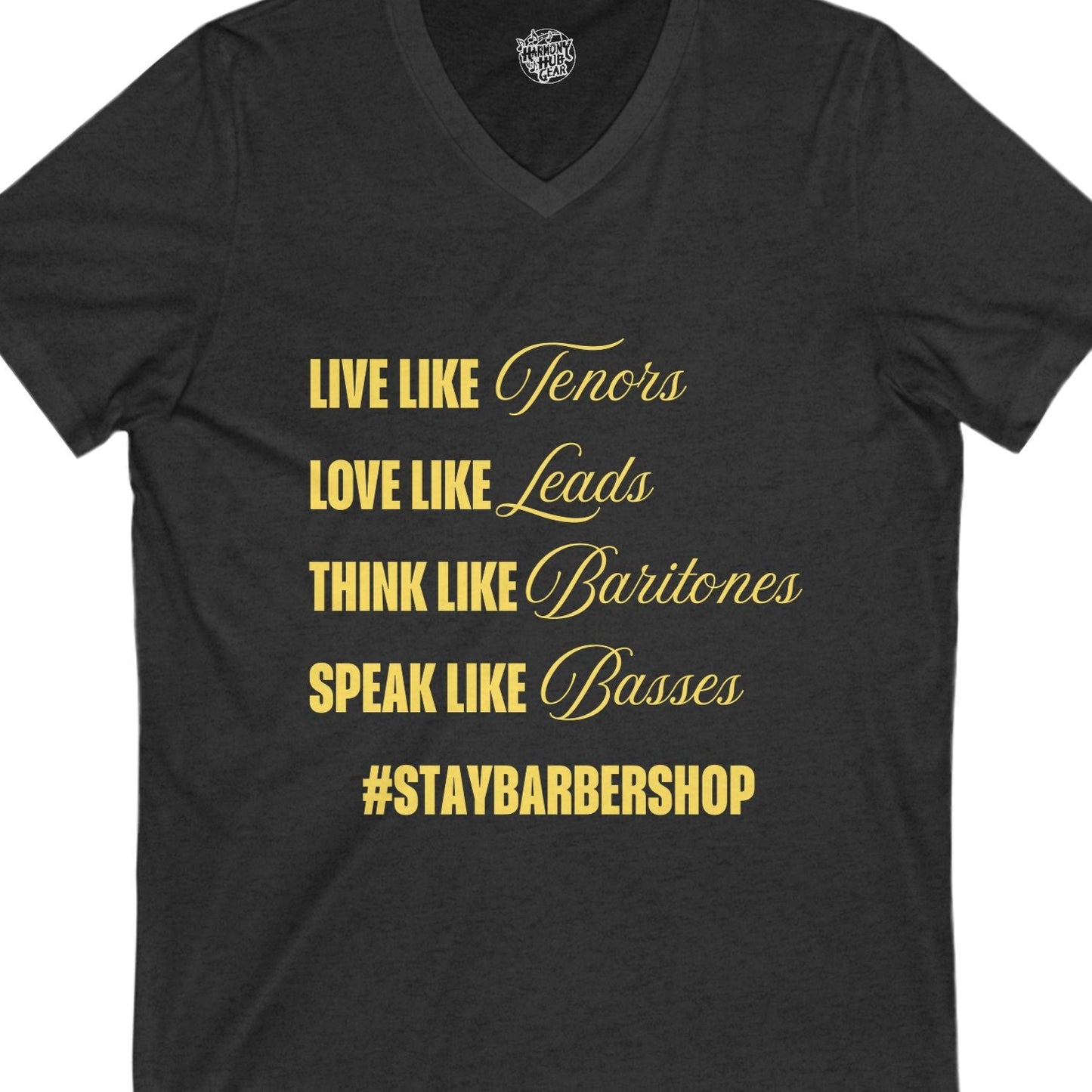 Stay Barbershop V-Neck Unisex Tee