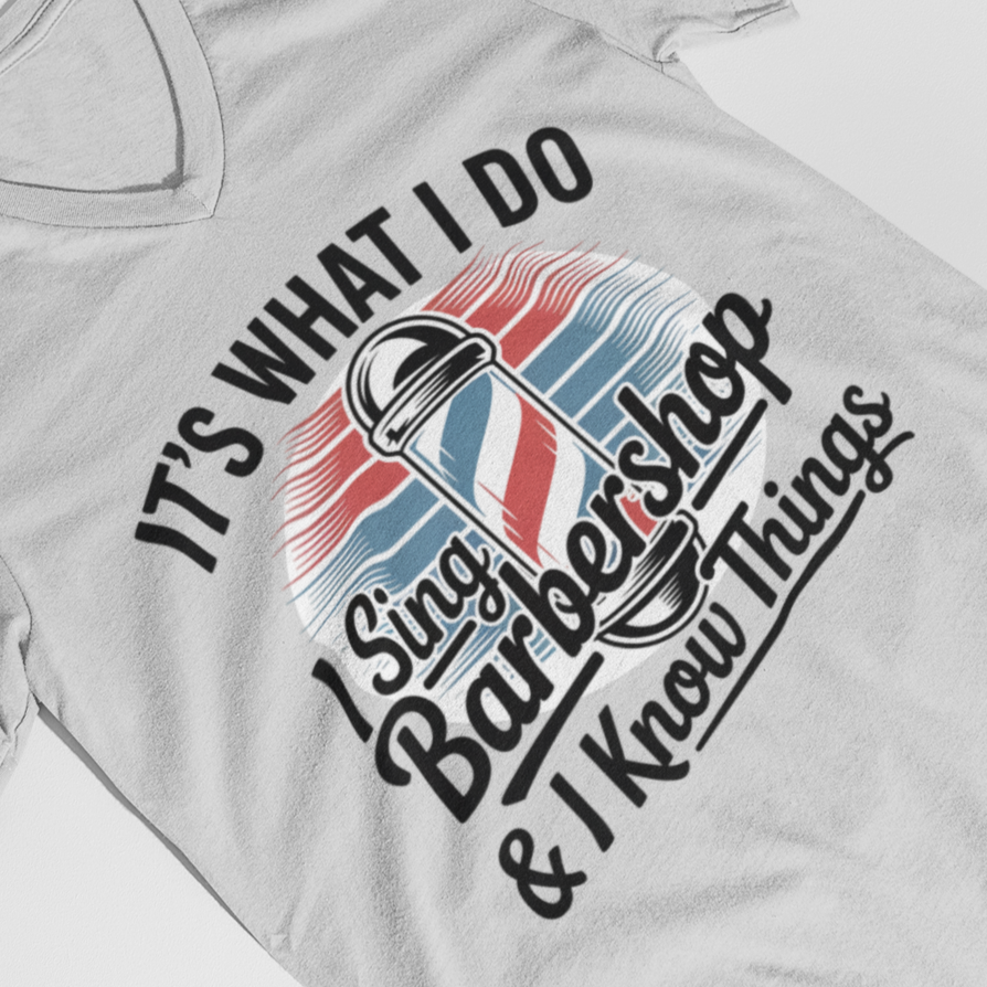It's What I Do V-Neck Unisex Tee