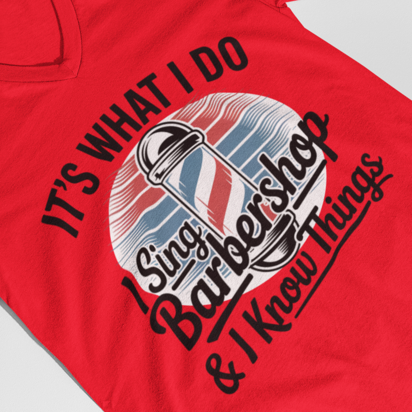 It's What I Do V-Neck Unisex Tee