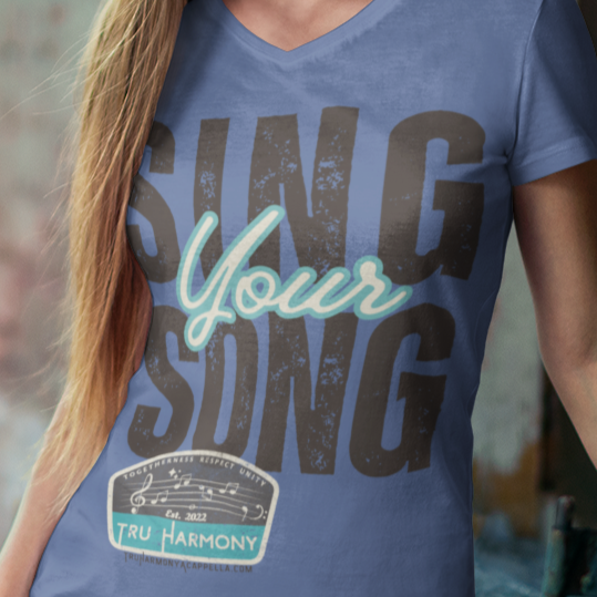 Sing Your Song V-Neck Unisex Tee