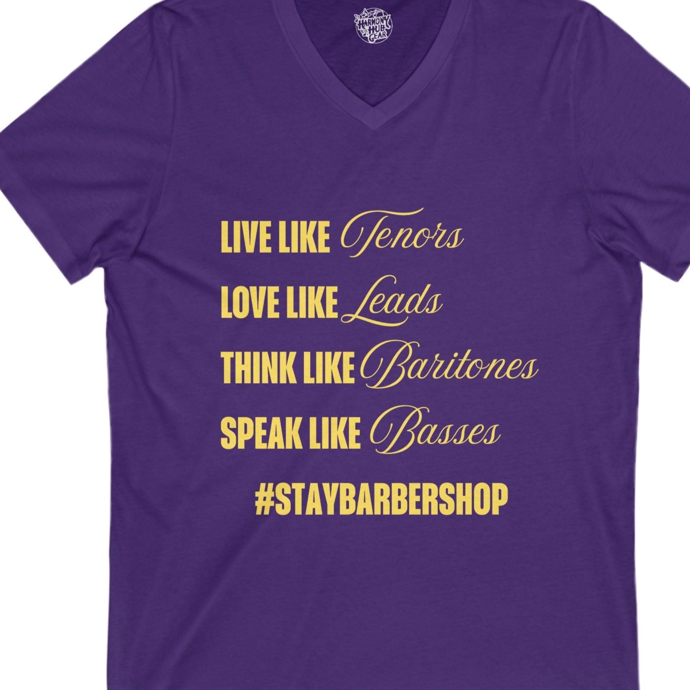 Stay Barbershop V-Neck Unisex Tee